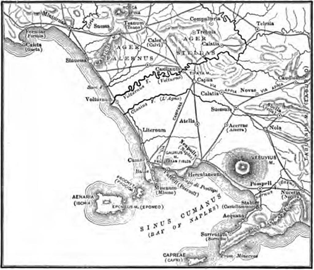 Plan Bay Of Naples 1899 Mau Kelsey 